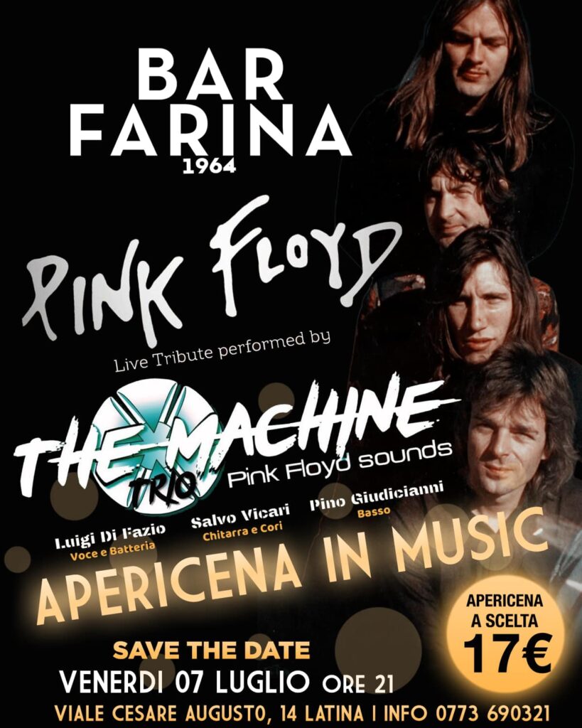 THE MACHINE TRIO – Pink Floyd Tribute – Live al Bar Farina di Latina