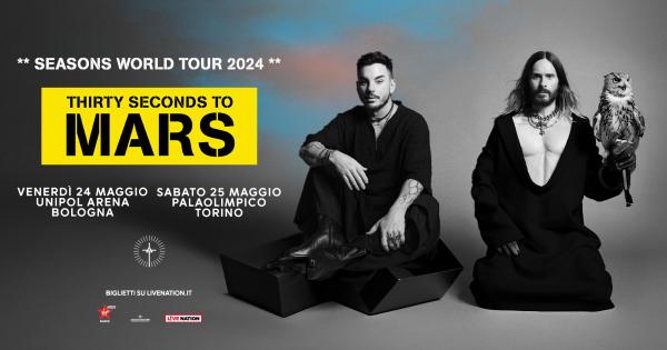 Thirty Seconds To Mars: UFFICIALE in concerto a Bologna e Torino nel 2024. Tutte le info e biglietti | Virginradio.it
